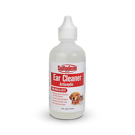 Sulfodene Ear Cleaner Antiseptic for Dogs and Cats, 4 oz.