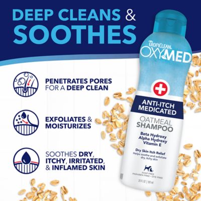 Image showing 9 th TropiClean Oxy-Med Shampoo 20 oz.