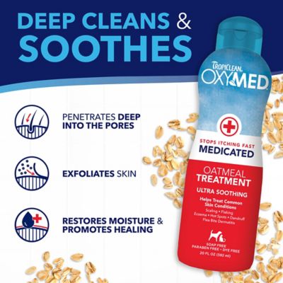 Image showing 5 th TropiClean OxyMed Medicated Anti-Itch Conditioning Treatment for Pets, 20 oz.