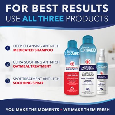 Image showing 8 th TropiClean OxyMed Medicated Anti-Itch Conditioning Treatment for Pets, 20 oz.