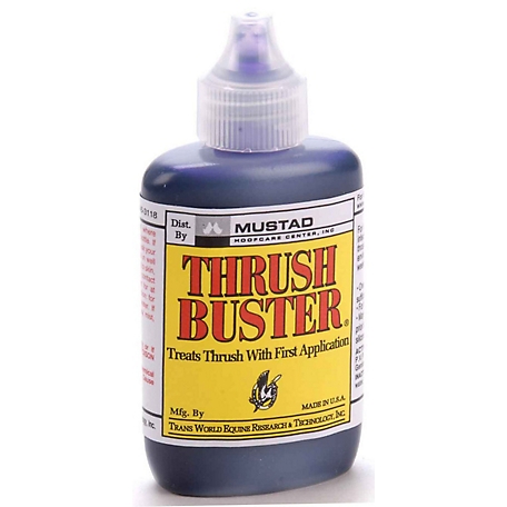 Mustad Thrush Buster Remedy for Horses, 2 oz.