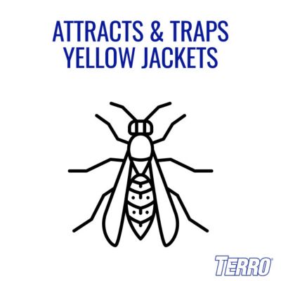 Image showing 5 th TERRO Poison-Free Reusable Yellow Jacket and Flying Insect Trap