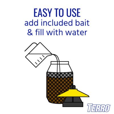 Image showing 6 th TERRO Poison-Free Reusable Yellow Jacket and Flying Insect Trap