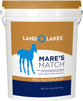 Land O'Lakes Mares Match Foal Milk Replacer, 20 lb. Pail at Tractor ...