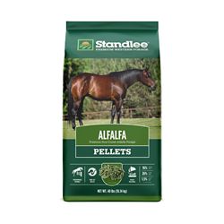 Standlee Premium Western Forage Alfalfa Hay Pelleted Horse Feed, 40 lb.