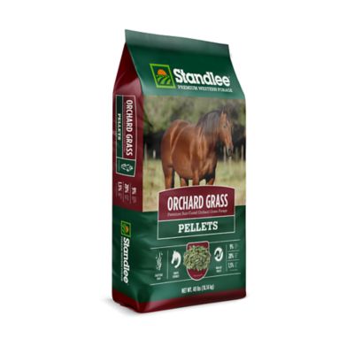Image showing  Premium Western Forage Premium Orchard Grass Hay Pellet Horse Feed, 40 lb. Bag