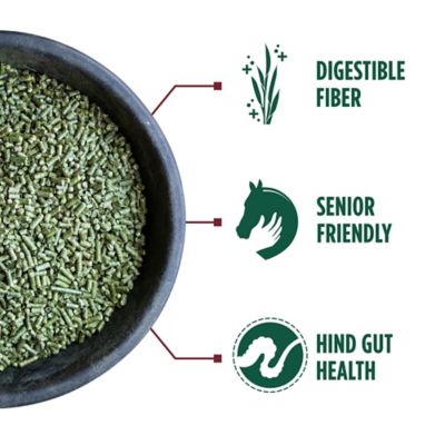 Image showing  Premium Western Forage Premium Orchard Grass Hay Pellet Horse Feed, 40 lb. Bag