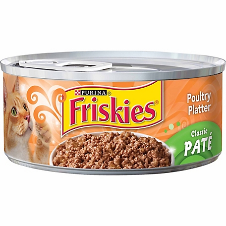 Friskies Classic All Life Stages Turkey Pate Wet Cat Food, 5.5 oz. Can