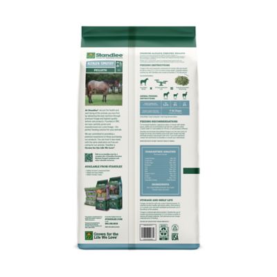 Image showing  Premium Western Forage Premium Alfalfa/Timothy Hay Pellet Horse Feed, 40 lb.