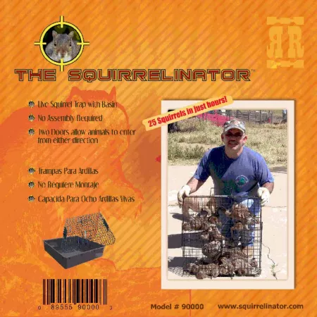 CatchMor Squirrelinator Squirrel Trap with Basin Animal & Rodent Traps