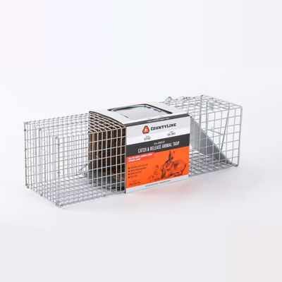 Image showing  1-Door Live Animal Cage Trap, 24 in. x 7 in. x 7 in.