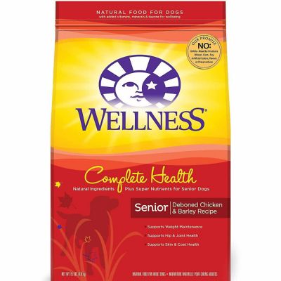 Wellness Complete Health Senior Natural Chicken and Barley Recipe Dry Dog Food