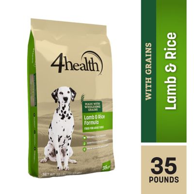 4health with Wholesome Grains Adult Lamb and Rice Formula Dry Dog Food 4 health dog food