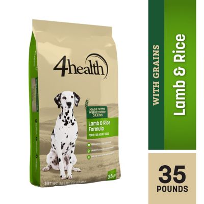 4health with Wholesome Grains Adult Lamb and Rice Formula Dry Dog Food