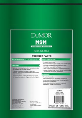 Image showing  MSM Joint Health Horse Supplement, 2 lb.