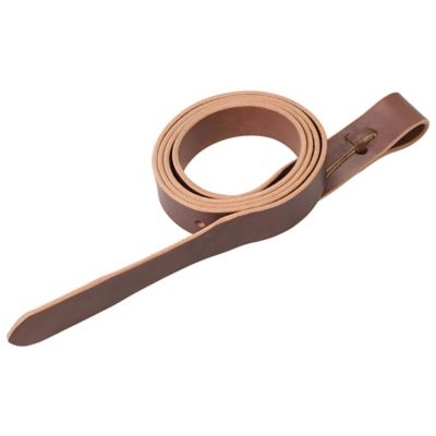 Weaver Leather 1-1/2 in. x 72 in. Latigo Leather Cinch Strap with Holes ...