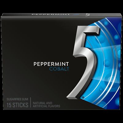 Gum 5 Cobalt Stick, Sugarfree, 15 pc.