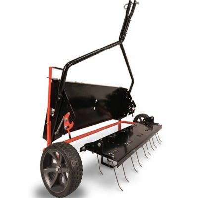 Image showing  Tow-Behind 40 in. SmartLink Tine Dethatcher for Riding Lawn Tractors