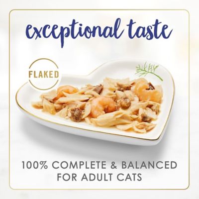 Image showing 4 th Purina Fancy Feast Adult Fish and Shrimp Flakes Wet Cat Food, 3 oz.