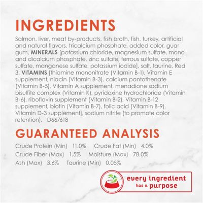 Image showing 5 th Purina Fancy Feast Classic Adult Grain-Free Salmon Feast Pate Wet Cat Food, 3 oz.