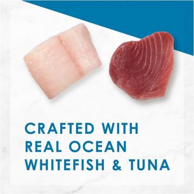 Image showing  Adult Classic Grain-Free Ocean Whitefish and Tuna Feast Pate Wet Cat Food, 3 oz.