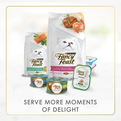 Image showing 7 th Purina Fancy Feast Grilled Salmon Canned Cat Food