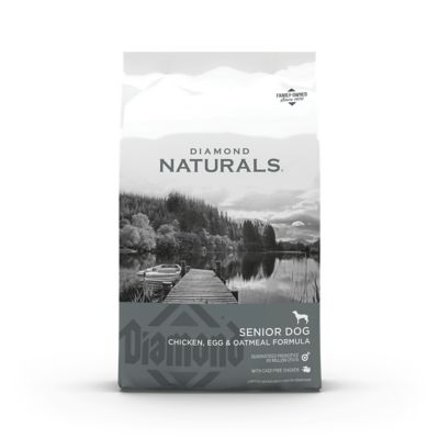 Diamond Naturals Senior Dog Chicken, Egg & Oatmeal Formula Dry Dog Food Since I’ve changed them to this they have not had any issues since it is low fat