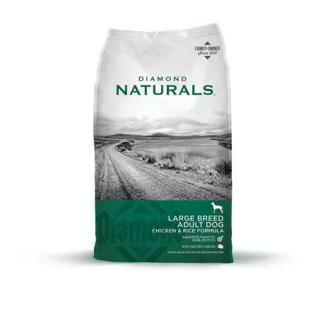 Diamond Naturals Dry Dog Food for Large Breed Adults Chicken and Rice Formula 40 lb Bag Dry Dog Food