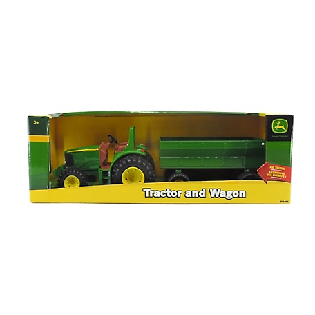 John Deere Toy Tractor Flare Box Wagon