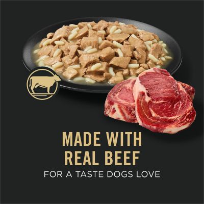 Image showing  Complete Essentials Senior Adult 7+ Beef and Rice Entree in Gravy Wet Dog Food, 13 oz.