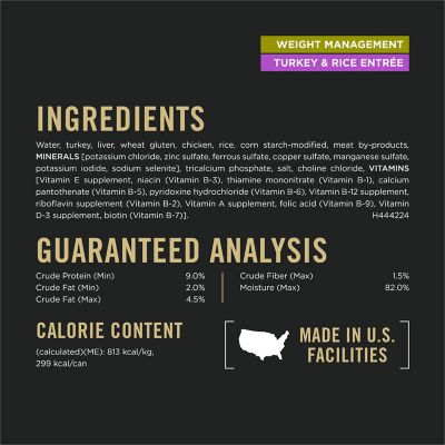 Image showing  Adult Weight Control Turkey and Rice in Gravy Recipe Wet Dog Food, 13 oz.