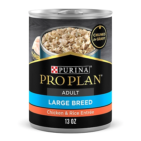 Purina Pro Plan Gravy Wet Dog Food for Large Dogs, Large Breed Chicken and Rice Entree