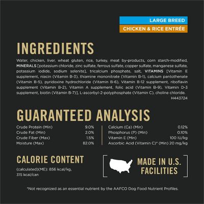 Image showing 5 th Purina Pro Plan Large Breed Adult Chicken and Rice in Gravy Recipe Wet Dog Food, 13 oz.