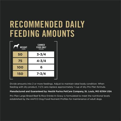 Image showing 7 th Purina Pro Plan Large Breed Adult Beef and Rice in Gravy Recipe Wet Dog Food, 13 oz.