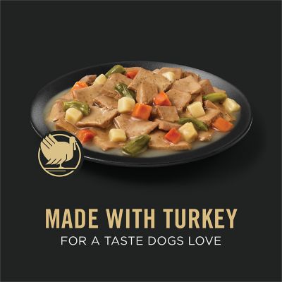 Image showing  Complete Essentials Turkey and Vegetables Entree in Gravy Wet Dog Food, 13 oz.