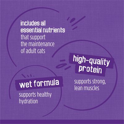 Image showing 8 th Purina Friskies Meaty Bits Adult Chicken and Beef in Gravy Wet Cat Food Variety pk., 5.5 oz., Pack of 24 Cans