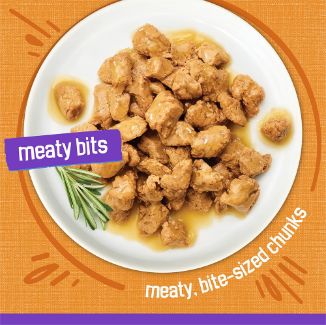 Image showing  Gravy Wet Cat Food, Meaty Bits Chicken Dinner