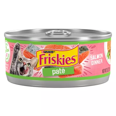 Friskies Purina All Life Stages Salmon Dinner Pâté Wet Cat Food 5.5 oz. Wet Cat Food