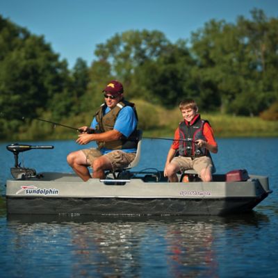 Image showing 8 th Sun Dolphin 2-Person Sportsman Fishing Boat, 8.5 ft.