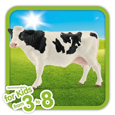 Image showing  Holstein Cow Toy Figurine
