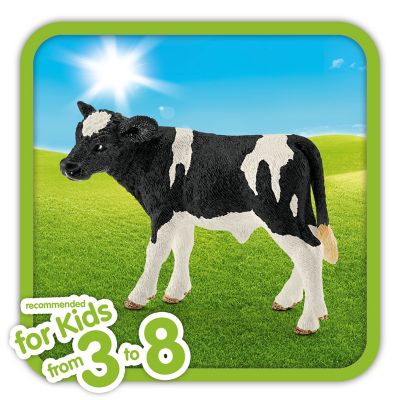 Image showing  Holstein Calf Toy Figurine