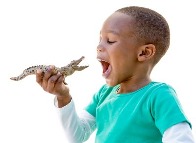 Image showing  Crocodile Toy Figurine
