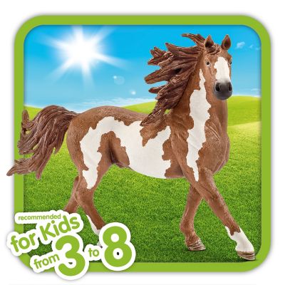 Image showing  Pinto Stallion Toy Figurine