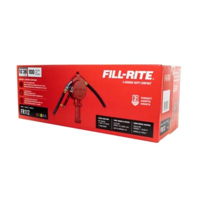 Image showing  Manual Rotary Fuel Transfer Hand Pump with Nozzle Spout, 10g/100 Revolutions, FR112