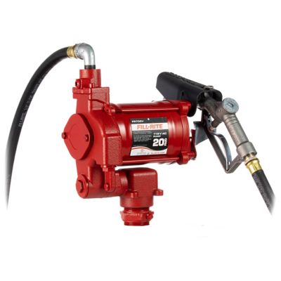 Fill-Rite 115VAC 20 GPM Fuel Transfer Pump with Nozzle