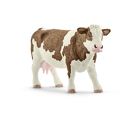 Schleich Simmental Cow Figurine