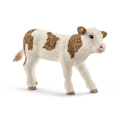 Schleich Simmental Calf Figurine