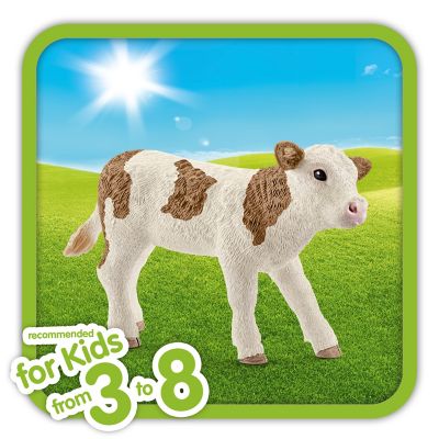 Image showing  Simmental Calf Toy Figurine