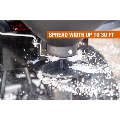 Image showing  15 Gallon All-Season Salt/Seed/Feed/Fertilizer ATV Spreader for Vertical Rack Mounts