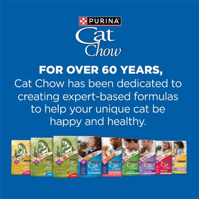 Image showing 9 th Purina Cat Chow Cat Chow Adult Indoor/Outdoor High-Protein Complete Chicken Recipe Dry Cat Food